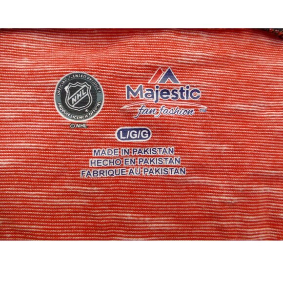 NHL Chicago Hockey Blackhawks Long Sleeve, V-Neck Top (Tiny Pin-Hole at Front) - Picture 4 of 10